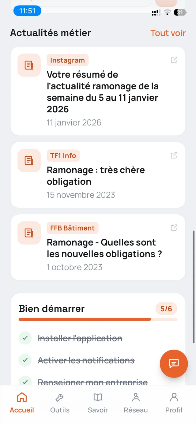 Les actualités métier sur l'accueil, avec leur source et leur date
